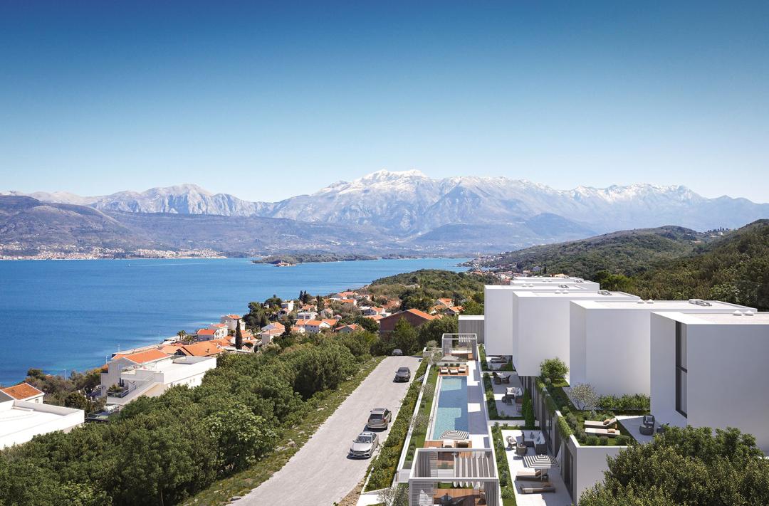 <p>The project is an ultra-modern premium apartment complex in the Bay of Kotor. Here, on the most picturesque coast of Montenegro, you can enjoy breathtaking sea views, healthy mountain air and a truly friendly atmosphere of a European country where you are always welcome. Totally 9 spacious apartments and 5 minutes to the beaches and embankment.</p><p>The project apartment complex is located on a hillside peninsula Lustica, in the town of Krasici, whose name is translated from Serbian as 