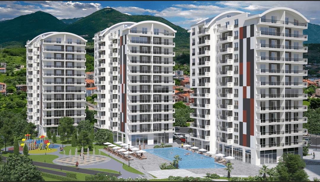<p>The project is located within 8 minutes' walking distance from the center of Bar - the sunny city on the bay of the Adriatic city. The project offers a design that blends the comforts of a luxury hotel with the convenience of apartment living.</p><p>Located near the shore of Scadar Lake</p><p>270 sunny days per year</p><p>International harbor and two airports within 1-hour drive</p><p>A rare concept for Montenegro residential complexes: a green oasis on a private territory of 1.3 hectares with a SPA, a reception in each building, its own car garage, its own restaurant, and a service sphere.</p><p>For adults - a pool measuring 23 x 10 meters, with a depth of 1.4 meters, and for children - with slides, like in a water park, a pool measuring 4 x 2.5 meters, with a depth of 0.6 meters.</p><p>A 15-minute walk away is the city stadium of Bar with a football field and running tracks. There is also a pool and SPA. Nearby is the Sports Palace with a basketball hall and a fitness center. A fitness center is planned on the territory of our complex.</p><p><i><strong>Exclusive Facilities</strong></i></p><p><strong>Fitness Center</strong>: Gym with modern equipment and personal training services.</p><p><strong>Restaurant</strong>: Gourmet dining with a diverse menu, featuring local and international cuisines.</p><p><strong>Spa:</strong> Luxurious spa offering a range of treatments for relaxation and rejuvenation.</p><p><strong>Beauty Salon:</strong> Full-service salon providing hair, nail, and skincare treatments.</p><p><strong>Supermarket</strong>: Convenient on-site grocery store with a wide selection of fresh and packaged goods.</p><p><strong>Pharmacy</strong>: Well-stocked pharmacy offering prescription services and health products.</p><p><strong>Dry Cleaning</strong>: Efficient dry cleaning service for hassle- free garment care.</p><p><strong>Two Swimming Pools</strong>: Two pools for leisure and lap swimming, surrounded by a sunbathing area.</p><p><strong>Sport Facilities</strong>: Sports complex including courts for tennis, basketball, and more is located near to the residence.</p><p>&nbsp;</p><p>&nbsp;</p><p>&nbsp;</p><p><br>&nbsp;</p>
