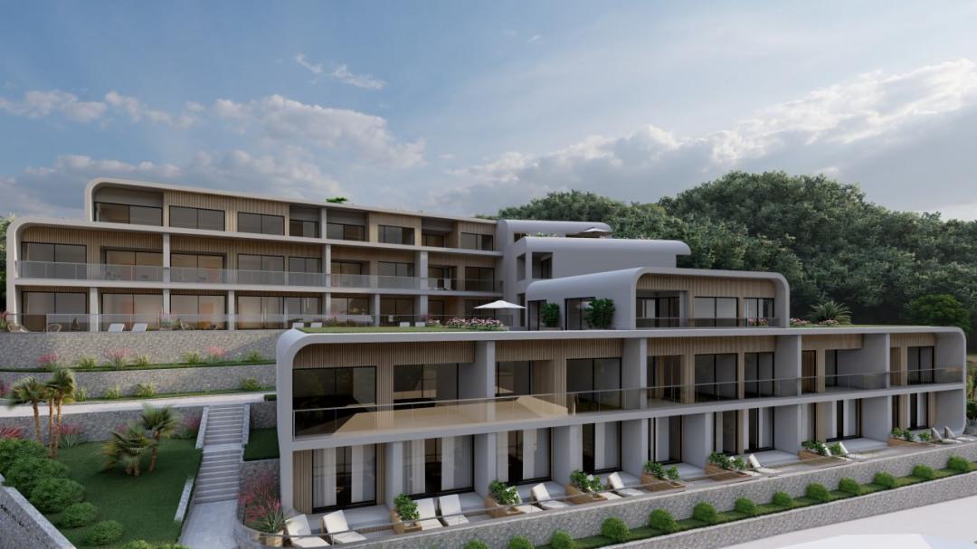 <p>The apartments in the complex are designed with attention to detail, offering all the comforts needed for a cozy and elegant life.<br>The modern architecture of the complex is designed in such a way that&nbsp;<strong>every window offers a stunning sea view</strong>, and in terms of its advantages and price/quality ratio – this is currently&nbsp;<strong>the best residential complex in Tivat</strong>.</p><p>&nbsp;</p><p><strong>Location</strong></p><p><strong>The project</strong> is ideally positioned in a quiet area of Tivat, surrounded by lush greenery and near prestigious real estate developments.<br>Within walking distance: shops, restaurants, pristine beaches, and the promenade of&nbsp;<strong>Porto Montenegro</strong>, the most prestigious marina in Europe.<br><strong>Tivat International Airport</strong> is just a&nbsp;<strong>5-minute drive</strong> from the complex.</p><p>By choosing Tivat as your new home, you open the door to a world of&nbsp;<strong>modern resort infrastructure</strong>, where every day will be filled with&nbsp;<strong>delight and unforgettable experiences</strong>.</p><p>&nbsp;</p><p><strong>Details</strong></p><p><strong>The project</strong> is a residential complex offering&nbsp;<strong>“turnkey” apartments</strong>.<br>Only&nbsp;<strong>high-quality materials</strong> will be used in the finishing, including&nbsp;<strong>natural stone</strong> for the façades and common areas.</p><p>The apartments are&nbsp;<strong>flooded with natural daylight</strong> thanks to the building's orientation and panoramic windows.<br>Every room offers&nbsp;<strong>breathtaking sea views</strong>, enriching your daily life in the House by the Sea.<br><strong>Premium brand air conditioning and sanitary equipment</strong> ensure comfort and luxury.<br>The layouts are carefully planned for optimal space organization.<br>The complex will be managed by a&nbsp;<strong>professional property management company</strong>.</p><p>&nbsp;</p><p><strong>Key Features:</strong></p><ol><li>Spectacular sea views from every apartment</li><li>Sports and children’s playground</li><li>Swimming pool</li><li>Forest relaxation area</li><li>Private concierge service</li><li>Gated and secure territory</li><li>Direct, private beach access from the complex</li><li>The plot borders a pine forest</li><li>Walking distance to Porto Montenegro and the airport</li><li>In case of rental – ROI in just 10 years</li><li>Exceptionally affordable prices</li></ol>