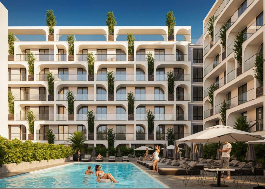 <p>The complex, one of the residences with a very favorable position, located 300m away from the sea of Golem and one of the most beautiful projects. It is a 7-story building above ground, while 2 underground floors will serve as parking spaces. The residence is designed with a 10cm capot system, equipped with 3 large Swiss elevators that will facilitate distribution between floors. On floor 0 will be business premises, and above floor 0 there will be a swimming pool which will be used exclusively by the residents. On the same floor, apartments of the following types will begin: 2+1 (88.4m2-137m2), 1+1 (62m2-70m2), and studios which have the smallest floor plan of 33m2. There will be regular administration throughout the year. The building will be delivered with tiles, sanitary installations, electrical installations, hydraulic installations, air conditioning connections, so the buyer only needs to furnish it. This building has a construction permit and at the moment of purchase, the buyer can block his property in the cadastre.</p>